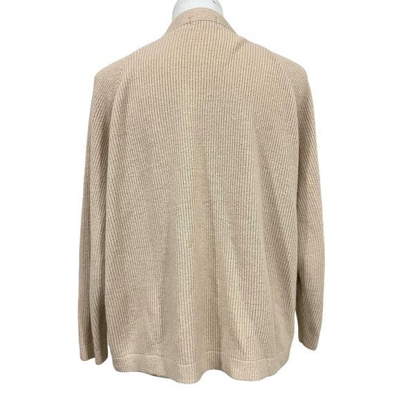 RosaLee Women’s Vintage Cardigan Sweater Originals of California Beige Flowers - Picture 5 of 7